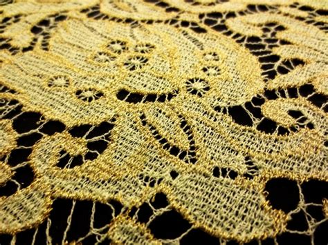 metallic lace fabric patterns